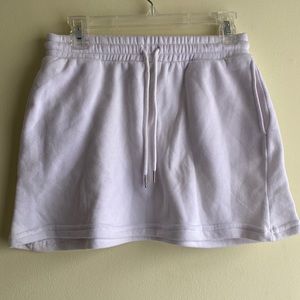 if it were me. White Cotton Fleece Skirt size Large
